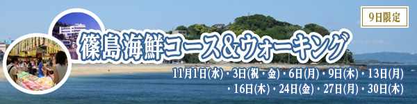 篠島海鮮コース＆ウォーキング